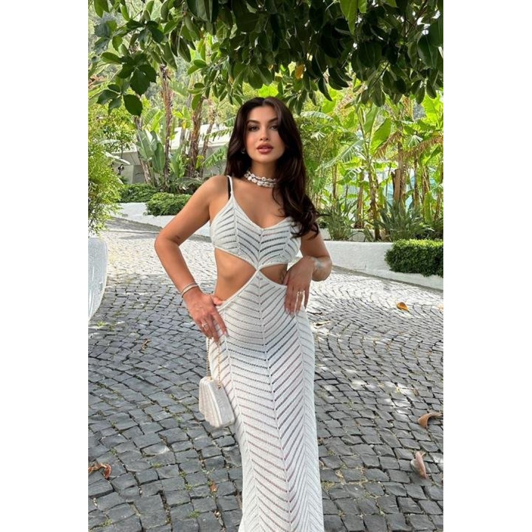 Kerry Sırt Dekolteli Cut Out Elbise 2776 - 155494 Kerry Sırt Dekolteli Cut Out Elbise 2776 - 155494