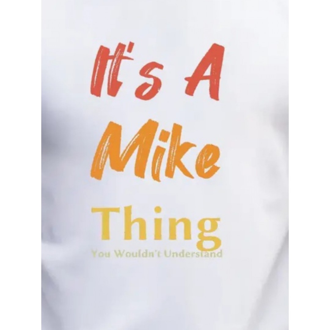 Erkek It Is A Mike Thing Baskılı Erkek T-shirt - 158352 Erkek It Is A Mike Thing Baskılı Erkek T-shirt - 158352