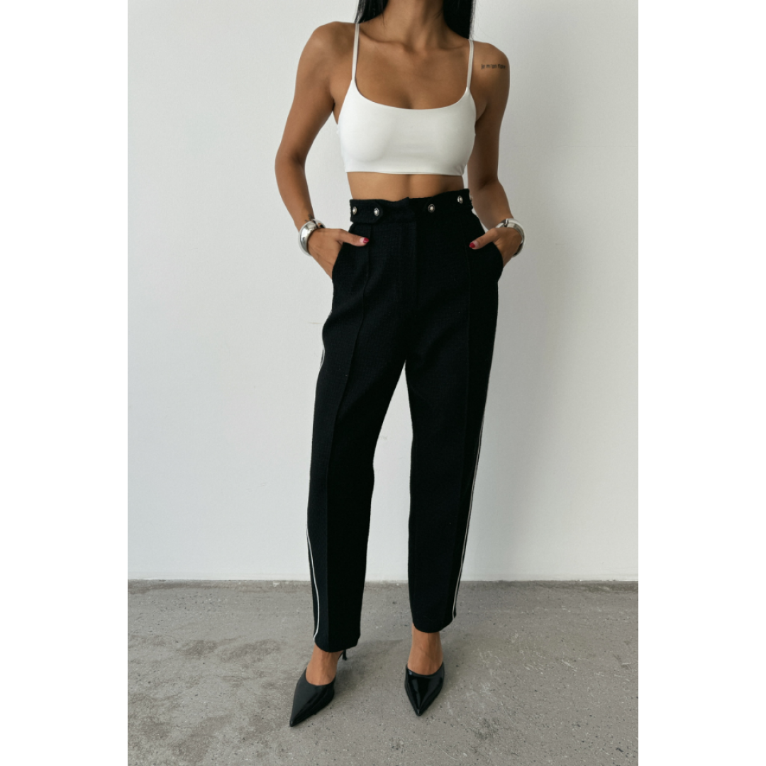 CHANEL PANTOLON YAN BİYELİ - Siyah 150464 CHANEL PANTOLON YAN BİYELİ - Siyah 150464