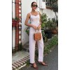 Kalın Askılı Bluz Pantolon Keten Takım 10187 160568 Kalın Askılı Bluz Pantolon Keten Takım 10187 160568