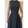 Siyah Halter Yaka Kloş Elbise 153493 Siyah Halter Yaka Kloş Elbise 153493