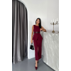 CEKET-ETEK GÖRÜNÜMLÜ ELBİSEÇİFT KEMER DETAYLI - Bordo - 157455 CEKET-ETEK GÖRÜNÜMLÜ ELBİSEÇİFT KEMER DETAYLI - Bordo - 157455