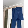 Straplez Büstiyerli Plazzo Pantolonlu Çizgili Takım 10151 159269 Straplez Büstiyerli Plazzo Pantolonlu Çizgili Takım 10151 159269