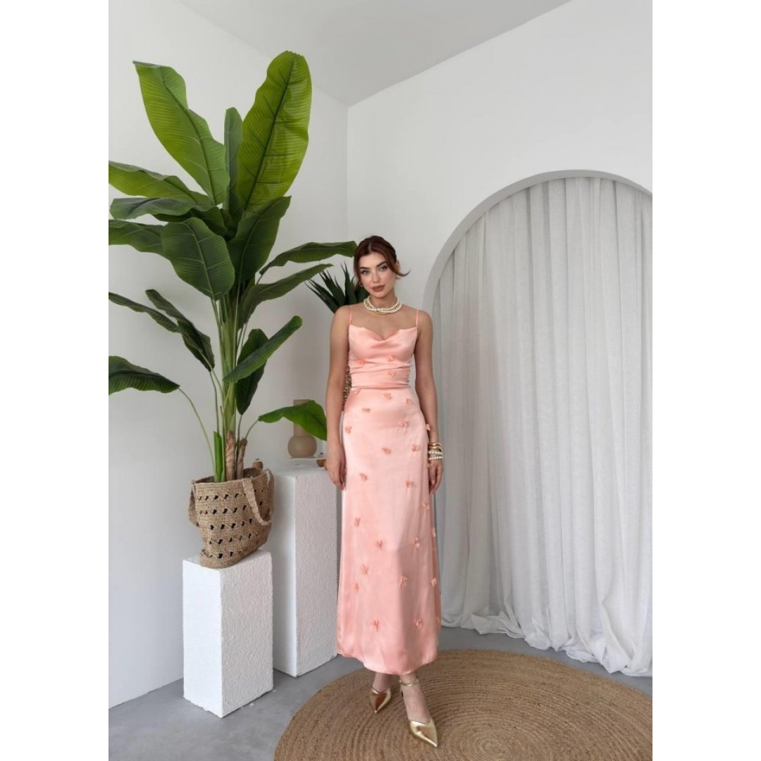 Dora Çiçek Detaylı Elbise - 161367 Dora Çiçek Detaylı Elbise - 161367