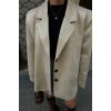 SÜET BLAZER CEKET 3 DÜĞME - Bej 151207
