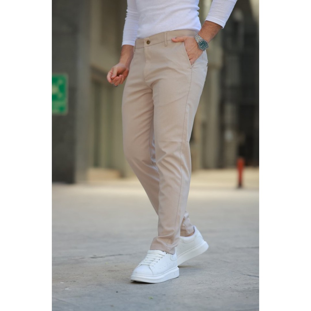 Erkek Düz Kesim Bilek Boy Kumaş Pantolon - 156937 Erkek Düz Kesim Bilek Boy Kumaş Pantolon - 156937