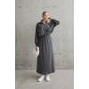Füme Biyeli Sweatshirt Ve Etek Takım - 153690 Füme Biyeli Sweatshirt Ve Etek Takım - 153690