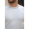 Erkek Bisiklet Yaka Ribanalı Kısa Kollu Tshirt - 159175 Erkek Bisiklet Yaka Ribanalı Kısa Kollu Tshirt - 159175