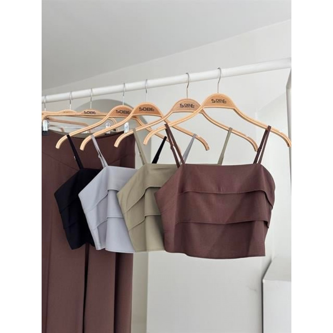 Crop Plazzo Pantolon Takım 10155-08 159246 Crop Plazzo Pantolon Takım 10155-08 159246