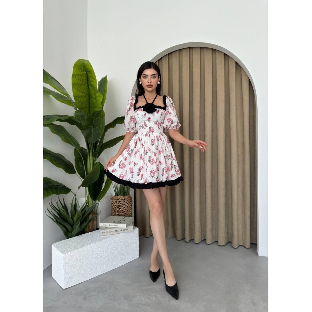 Wismar Gül Detay Elbise 147071 Wismar Gül Detay Elbise 147071