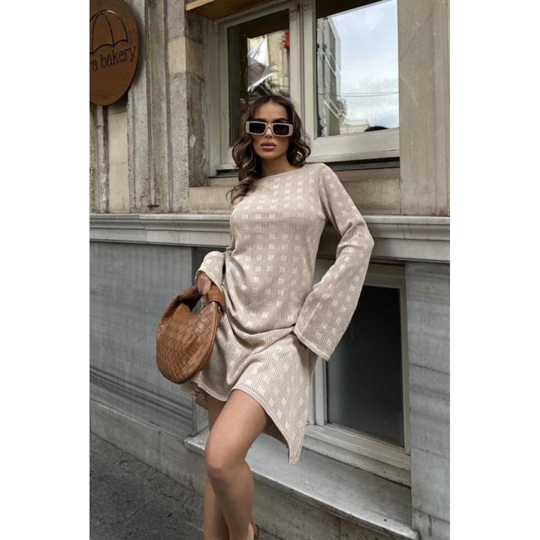 Chloe Ajurlu Sırt Dekolte Elbise 2760 155515 Chloe Ajurlu Sırt Dekolte Elbise 2760 155515