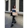 Göğsü Denim Garnili Sweatshirt 3402 158378 Göğsü Denim Garnili Sweatshirt 3402 158378
