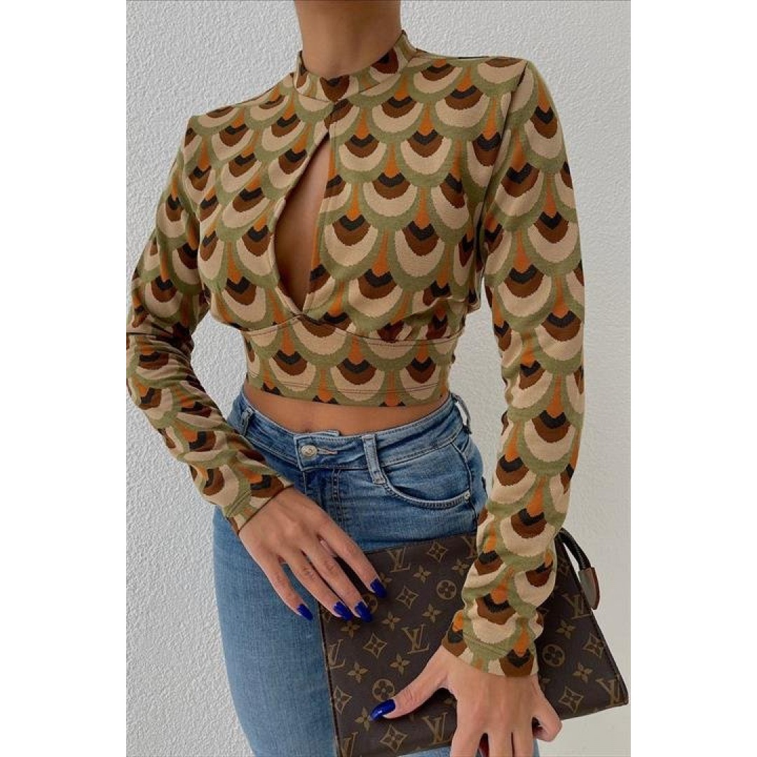 Autumn Cut Out Bluz 3018-08 - 155848 Autumn Cut Out Bluz 3018-08 - 155848