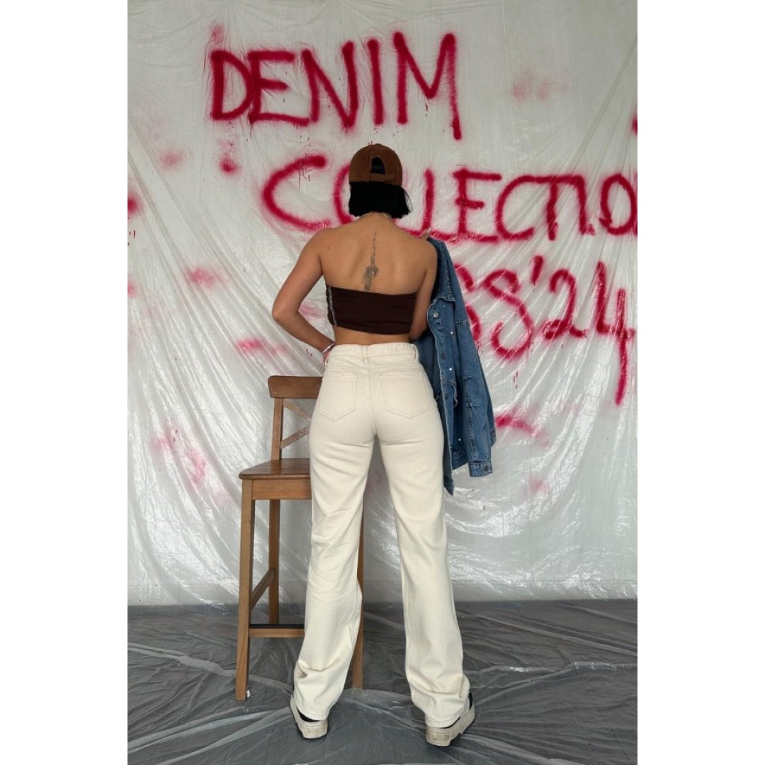 Bej Straightmania Jeans Pantolon 148311 Bej Straightmania Jeans Pantolon 148311