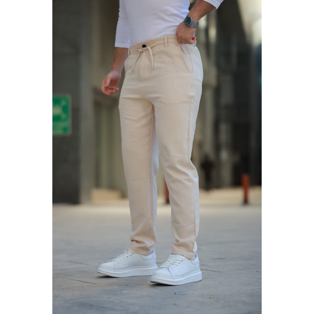 Erkek Beli Bağcıklı Jogger Pantolon - 156941