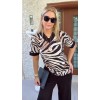 Kadın Zebra Desenli Ikili Takım 162493