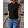 Kadın Kısa Reglan Kollu Yarı Balıkçı Yaka Ithal Krep Bluz - 160067 Kadın Kısa Reglan Kollu Yarı Balıkçı Yaka Ithal Krep Bluz - 160067