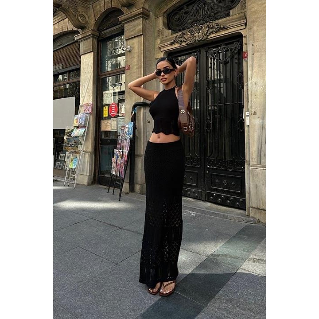 Adela Kroşe Etek Takım 9504-01 155781