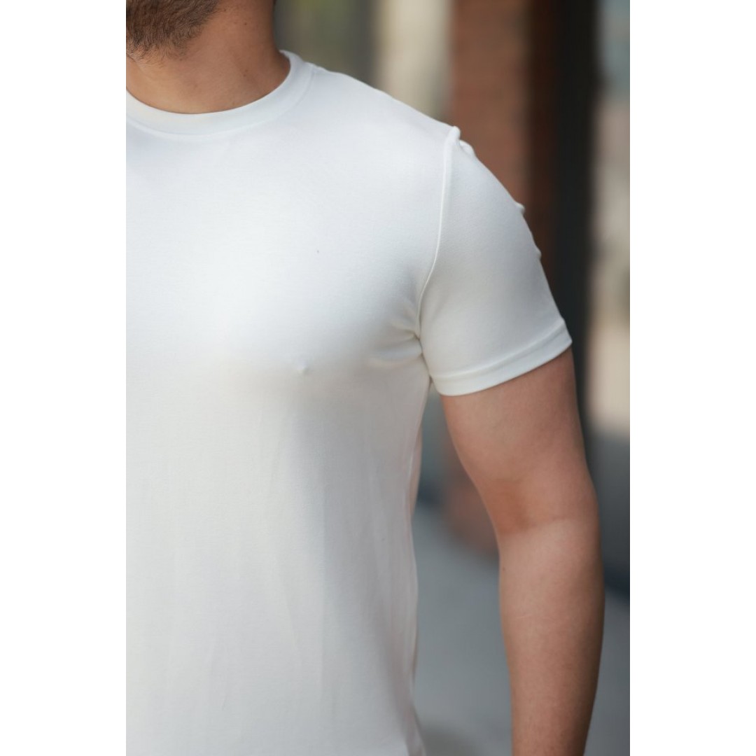 Erkek Oysho Kumaş Basic Kısa Kollu Tişört 162704 Erkek Oysho Kumaş Basic Kısa Kollu Tişört 162704