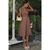 Göbeği Halka Detaylı Midi Boy Elbise 2896 - 160786 Göbeği Halka Detaylı Midi Boy Elbise 2896 - 160786