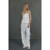 Fiyonklu Bluz Takım - Beyaz 151408 Fiyonklu Bluz Takım - Beyaz 151408