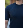 Erkek Bisiklet Yaka örgü Desenli Kısa örme Triko Kısa Kollu T-shirt 161502 Erkek Bisiklet Yaka örgü Desenli Kısa örme Triko Kısa Kollu T-shirt 161502