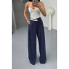 PANTOLON BEL ŞERİT DETAYLI - Lacivert 153639 PANTOLON BEL ŞERİT DETAYLI - Lacivert 153639