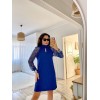 Kadın Uzun Kollu Tül Detay Sandy Mini Boy Elbise - 138110 Kadın Uzun Kollu Tül Detay Sandy Mini Boy Elbise - 138110