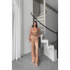JAKARLI BLUZU TASARIM DETAYLI CEKET-PANTOLON-BLUZ 3 LÜ TAKIM - Bej 153788 JAKARLI BLUZU TASARIM DETAYLI CEKET-PANTOLON-BLUZ 3 LÜ TAKIM - Bej 153788