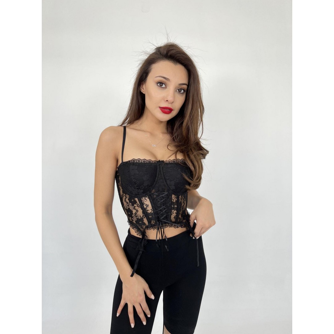 6406 CROP-SİYAH