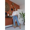 Beyaz Püskül Detaylı Bluz - 149729 Beyaz Püskül Detaylı Bluz - 149729