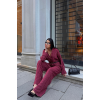 ÇİZGİLİ BLUZ - PANTOLON TAKIM - Bordo 153605 ÇİZGİLİ BLUZ - PANTOLON TAKIM - Bordo 153605