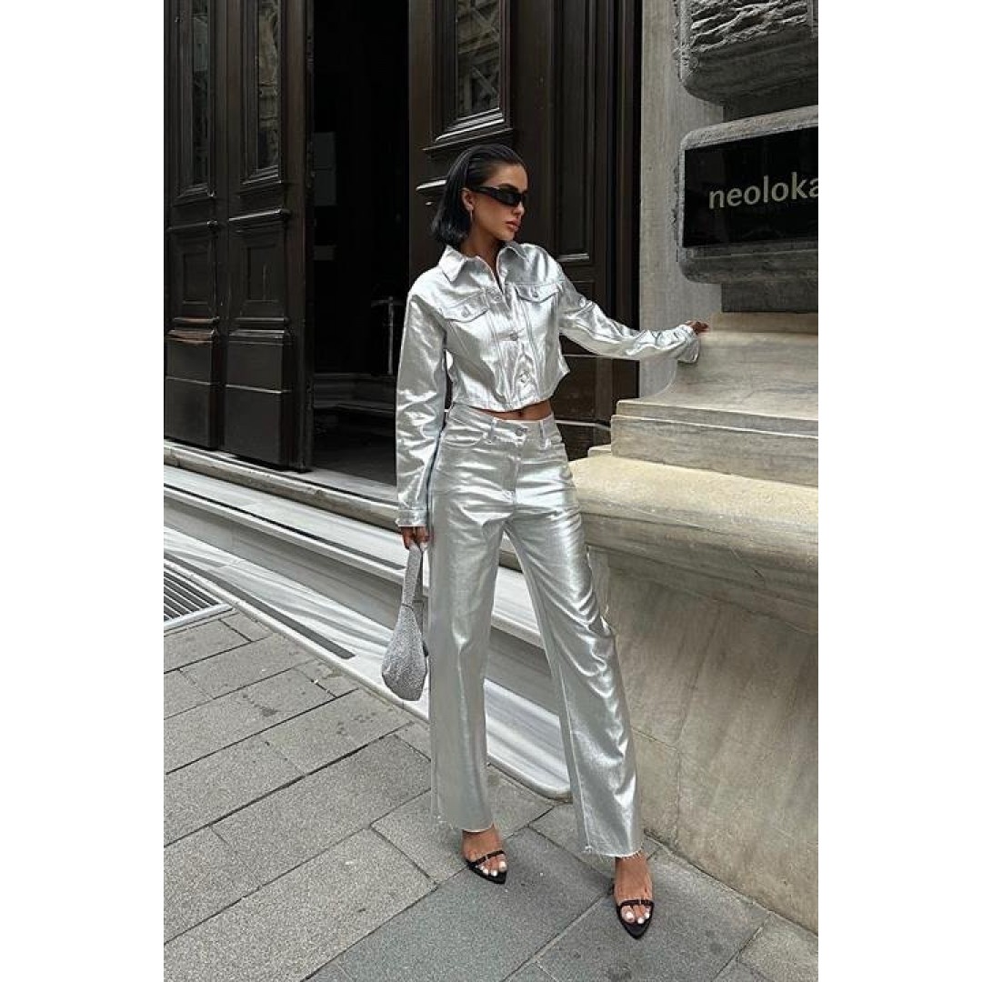 Christie Parlak Gabardin Takım 9914 155027 Christie Parlak Gabardin Takım 9914 155027