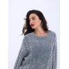 43271 TRİKO SALAŞ SAÇ ÖRGÜ KAZAK-GRİ - 143926 43271 TRİKO SALAŞ SAÇ ÖRGÜ KAZAK-GRİ - 143926