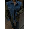 Denim Garnili Kapitone Ceket 7071 158408 Denim Garnili Kapitone Ceket 7071 158408
