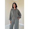Haki Kapüşonlu Sweatshirt Ve Kargo Pantolon Takım 153686 Haki Kapüşonlu Sweatshirt Ve Kargo Pantolon Takım 153686