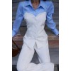 Saten Detaylı Büstiyer Pantolon Takım 10024 158476 Saten Detaylı Büstiyer Pantolon Takım 10024 158476