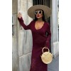 Ajur Detaylı İspanyol Kol Elbise 2840 158603 Ajur Detaylı İspanyol Kol Elbise 2840 158603