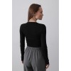 Uzun Kol Crop Top - Siyah 154055 Uzun Kol Crop Top - Siyah 154055