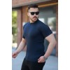 Erkek Bisiklet Yaka örgü Desenli Kısa örme Triko Kısa Kollu T-shirt 161502 Erkek Bisiklet Yaka örgü Desenli Kısa örme Triko Kısa Kollu T-shirt 161502