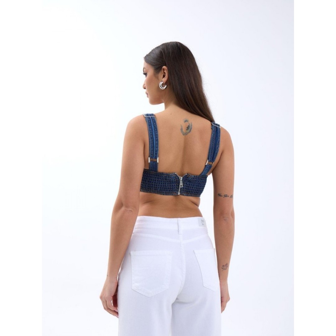 7131 KOT CROP-MAVİ 149142