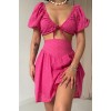 Fuşya Brode Crop Ve Mini Etek Takım 152105 Fuşya Brode Crop Ve Mini Etek Takım 152105