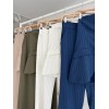 Straplez Büstiyerli Plazzo Pantolonlu Çizgili Takım 10151 159269 Straplez Büstiyerli Plazzo Pantolonlu Çizgili Takım 10151 159269