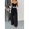 PANTOLON BEL ŞERİT DETAYLI - Siyah 153638 PANTOLON BEL ŞERİT DETAYLI - Siyah 153638