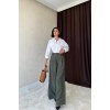 Haki Pileli Comfort Pantolon 153999 Haki Pileli Comfort Pantolon 153999