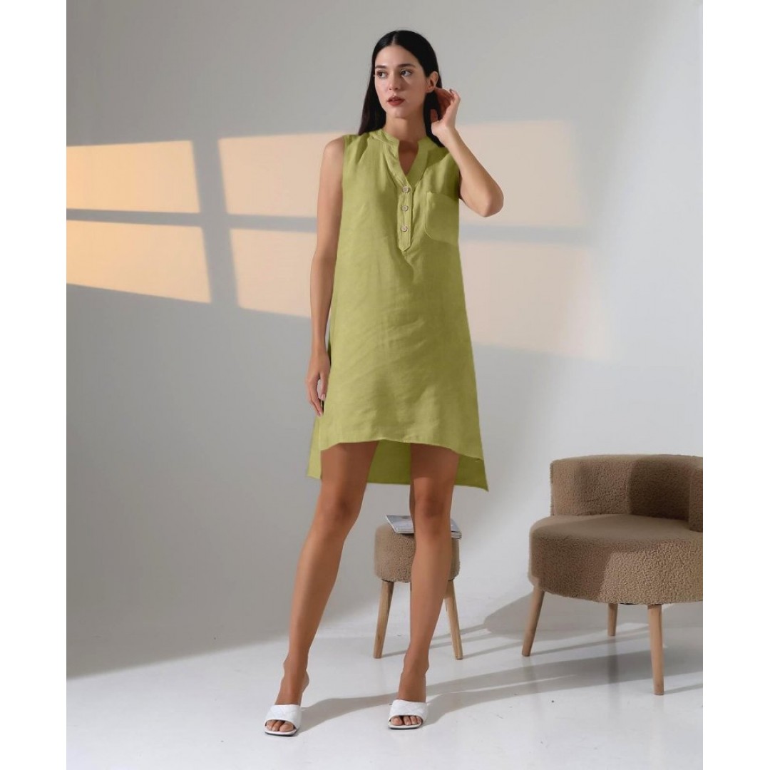 Düğme Detaylı Mini Elbise 158116 Düğme Detaylı Mini Elbise 158116