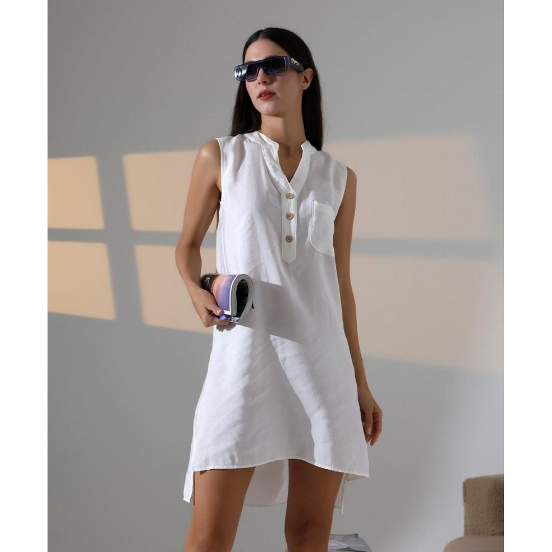 Düğme Detaylı Mini Elbise 158120 Düğme Detaylı Mini Elbise 158120