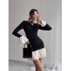 Fırfır Detaylı Drapeli Mini Elbise 158132 Fırfır Detaylı Drapeli Mini Elbise 158132