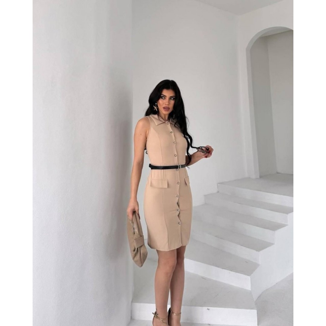 GÖMLEK YAKA ELBİSE 160199 GÖMLEK YAKA ELBİSE 160199