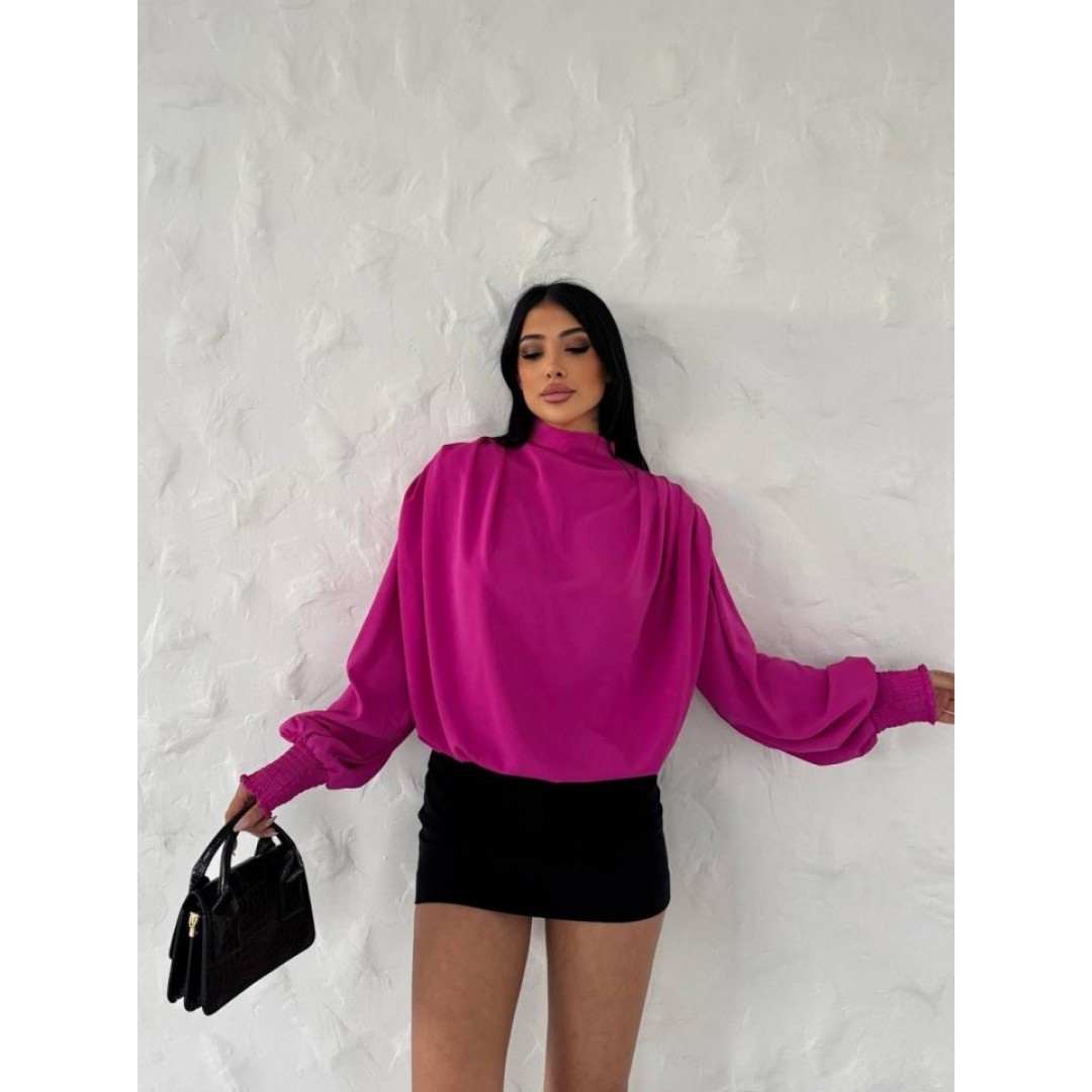 Vatkalı Dökümlü Bluz 160252 Vatkalı Dökümlü Bluz 160252